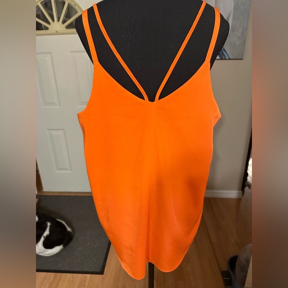 Penningtons Orange Sleeveless Blouse, size 1X - Picture 3 of 4